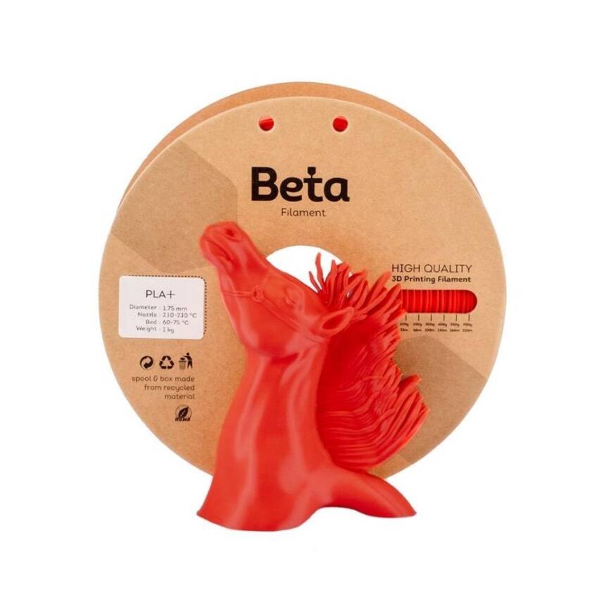 Beta PLA Plus Filament Ateş Kırmızı 1.75mm 1000gr - 2