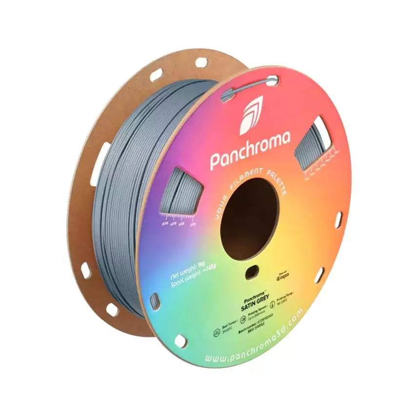 Polymaker Panchroma Satin PLA Filament Gri - 1