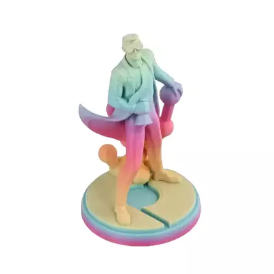 Polymaker Panchroma Satin PLA Gradient Filament Gökkuşağı - 2 data-big=